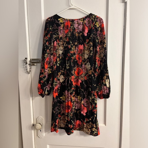 Catherine Malandrino Nordstrom Pleated Bubble Sleeve Cocktail Dress Women’s S - Picture 2 of 10